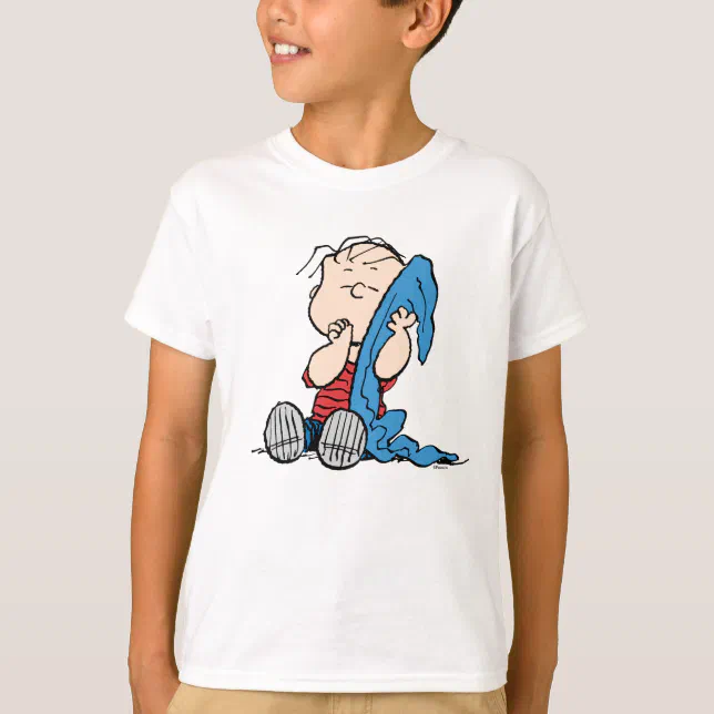 Peanuts Linus & His Blanket TShirt Zazzle