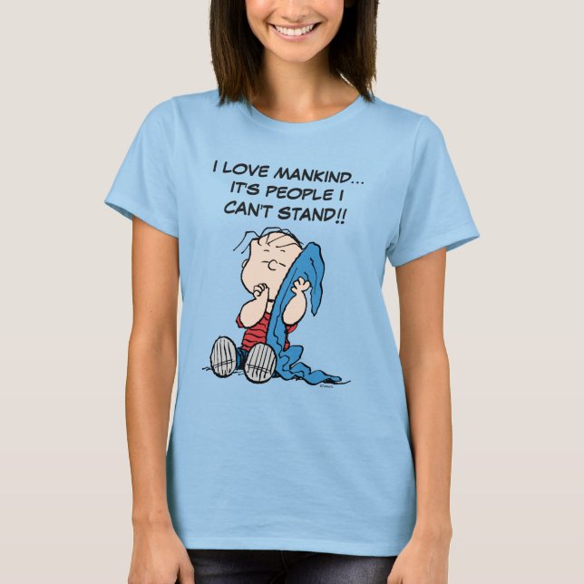 Peanuts | Linus & His Blanket T-Shirt (Front)