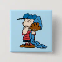 Snoopy and Linus Playing Baseball