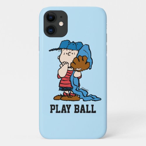 Peanuts  Linus In His Baseball Gear iPhone 11 Case