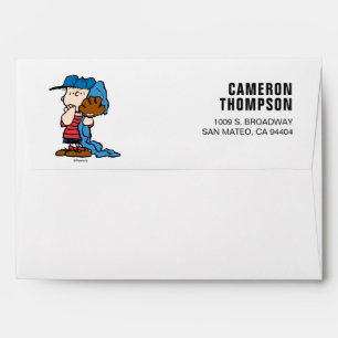 Peanuts Linus In His Baseball Gear Envelope