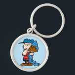 Peanuts | Linus In His Baseball Gear Keychain<br><div class="desc">Linus is Charlie Brown's Best friend and brother of Lucy and Rerun van Pelt. Check out this cute Peanuts design featuring Linus and his blanket.</div>
