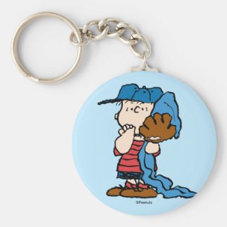 Peanuts | Linus In His Baseball Gear Keychain