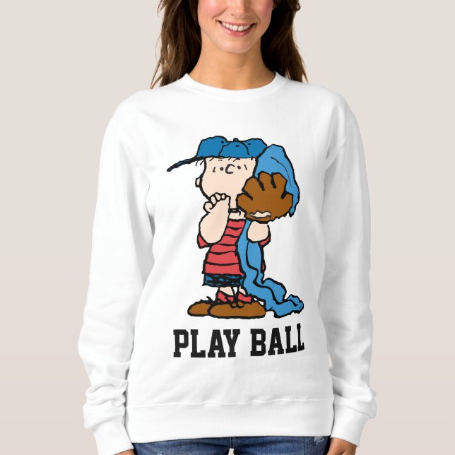 Peanuts | Linus In His Baseball Gear Sweatshirt (Front)