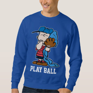 Peanuts Linus In His Baseball Gear Sweatshirt