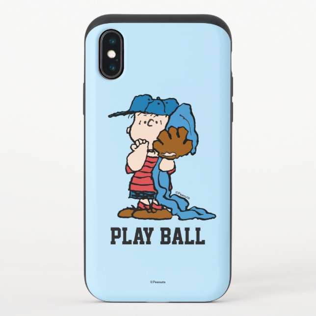 Peanuts | Linus In His Baseball Gear Uncommon iPhone Case (Back)