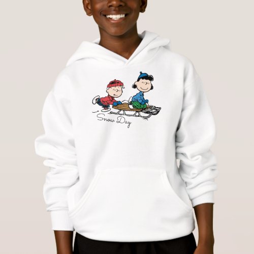 Peanuts  Linus  Lucy Sled Riding Hoodie