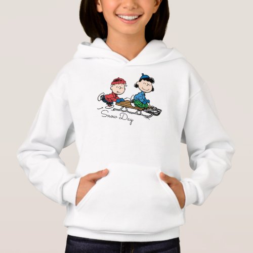 Peanuts  Linus  Lucy Sled Riding Hoodie