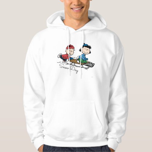 Peanuts  Linus  Lucy Sled Riding Hoodie