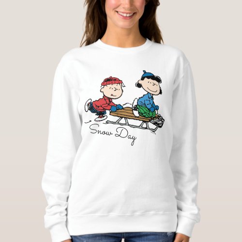 Peanuts  Linus  Lucy Sled Riding Sweatshirt