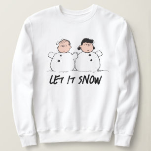 Peanuts   Linus & Lucy Snowmen Sweatshirt