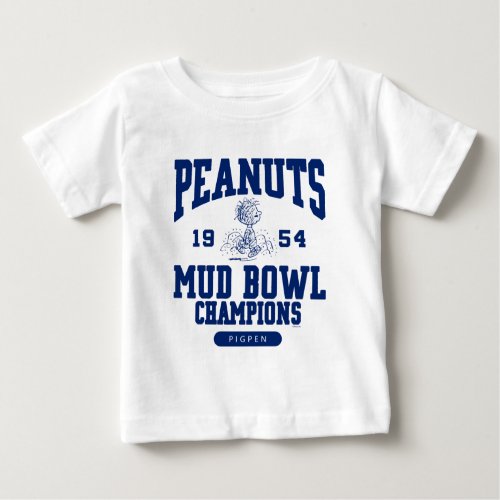 Peanuts  Linus Mud Bowl Champions 1954 Baby T_Shirt