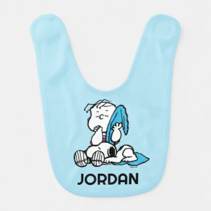 Peanuts Linus & Snoopy Baby Bib