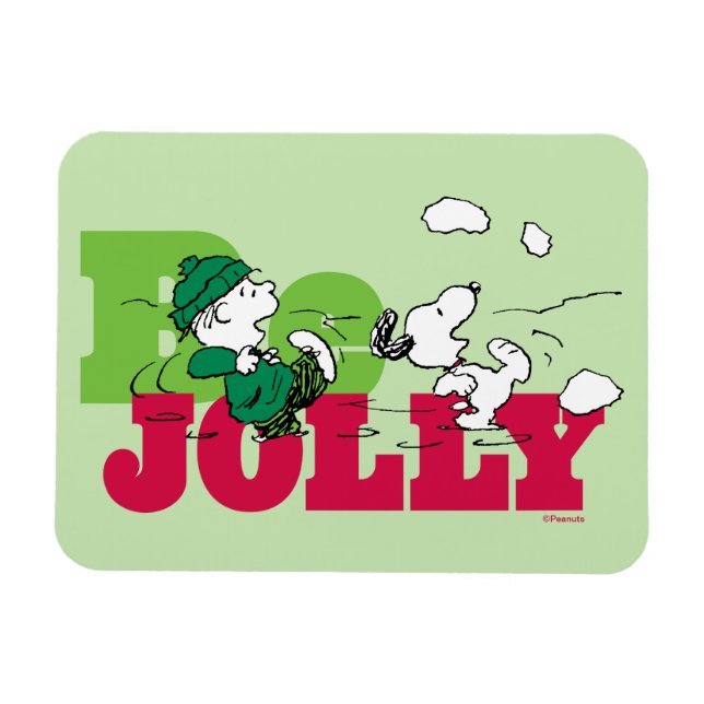 Peanuts | Linus & Snoopy Be Jolly Magnet (Horizontal)