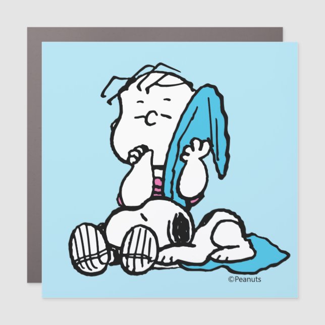Peanuts | Linus & Snoopy Car Magnet (Front)