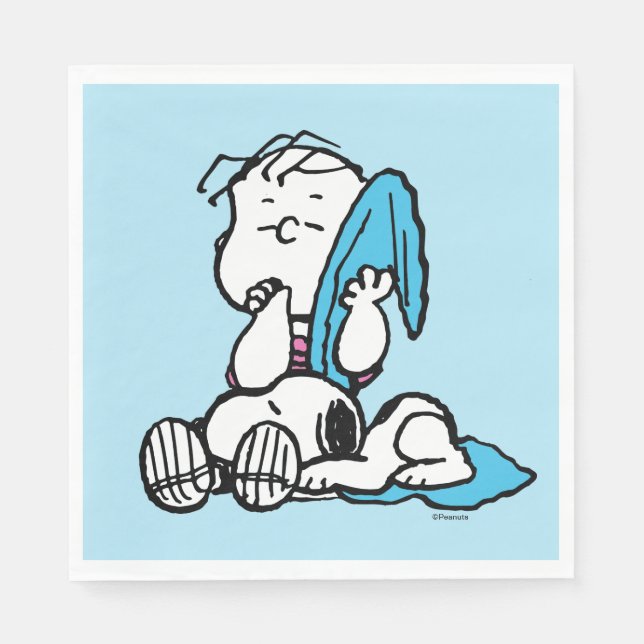 Peanuts | Linus & Snoopy Napkins (Front)