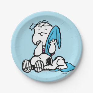 Peanuts   Linus & Snoopy Paper Plates