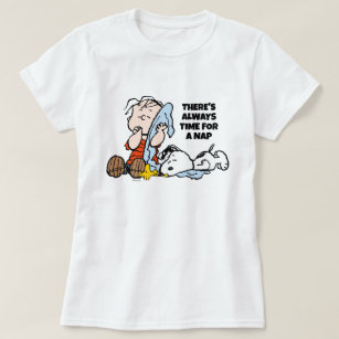 Peanuts   Linus, Snoopy & Woodstock Napping T-Shirt