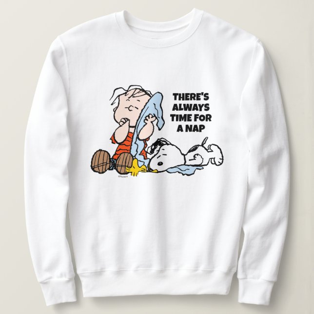 Peanuts | Linus, Snoopy & Woodstock Sweatshirt (Design Front)