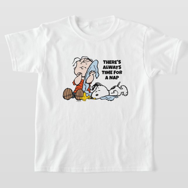 Peanuts | Linus, Snoopy & Woodstock T-Shirt (Laydown)