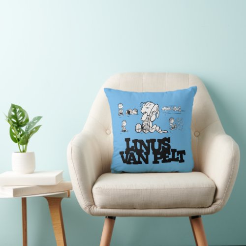 Peanuts  Linus Throw Pillow