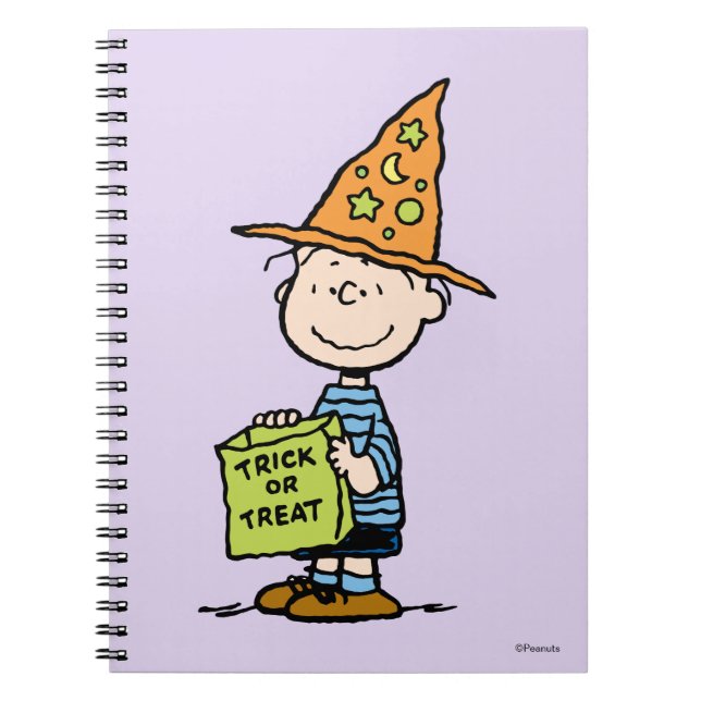 Peanuts Linus Wizard Trick Or Treat Notebook (Front)