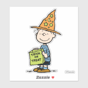 Peanuts Linus Wizard Trick Or Treat Sticker