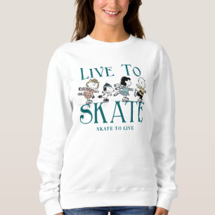 Peanuts Live to Skate Sweatshirt