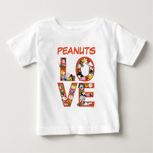 Peanuts _ LOVE Baby T_Shirt