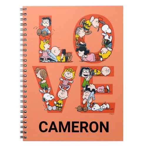Peanuts _ LOVE Notebook