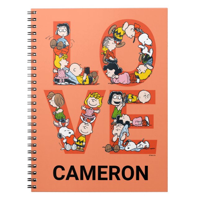 Peanuts - LOVE Notebook (Front)