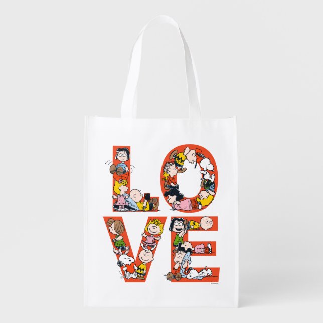 Peanuts - LOVE Tote Bag (Front)