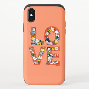 Peanuts - LOVE iPhone X Slider Case