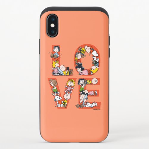 Peanuts _ LOVE iPhone X Slider Case