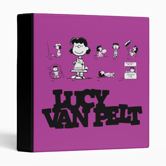 Peanuts | Lucy 3 Ring Binder (Front/Spine)