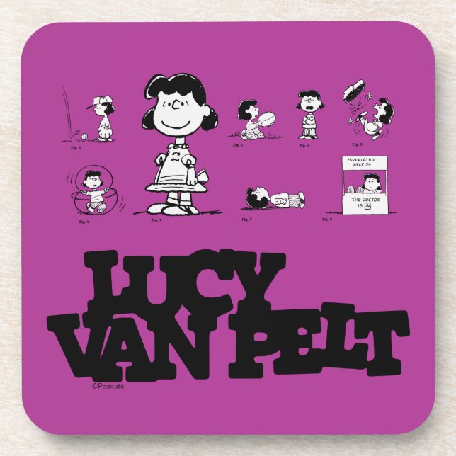 Peanuts | Lucy Beverage Coaster (Front)