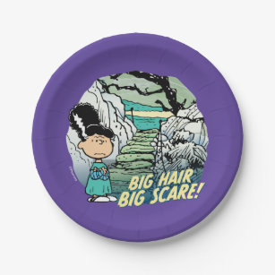 Peanuts   Lucy Big Hair Scare! Paper Plates