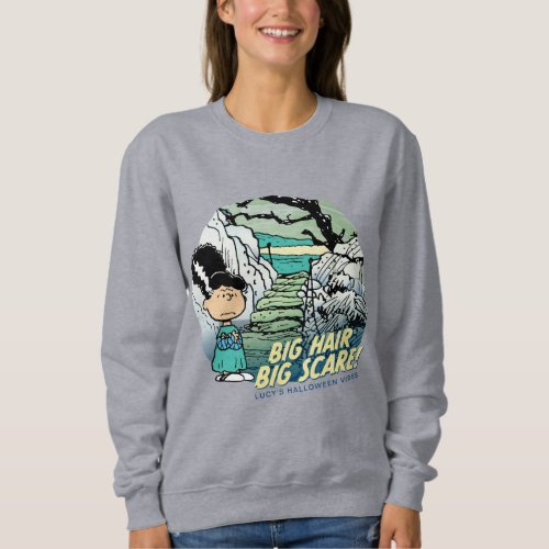 Peanuts  Lucy Big Scary Hair Sweatshirt