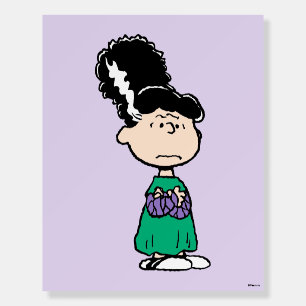 Peanuts Lucy Bride Of Frankenstein Halloween Foam Board