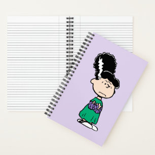 Peanuts Lucy Bride Of Frankenstein Halloween Notebook