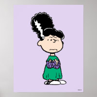 Peanuts Lucy Bride Of Frankenstein Halloween
