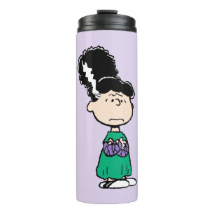 Peanuts Lucy Bride Of Frankenstein Halloween Thermal Tumbler
