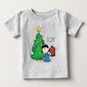 Peanuts   Lucy Christmas Tree Baby T-Shirt