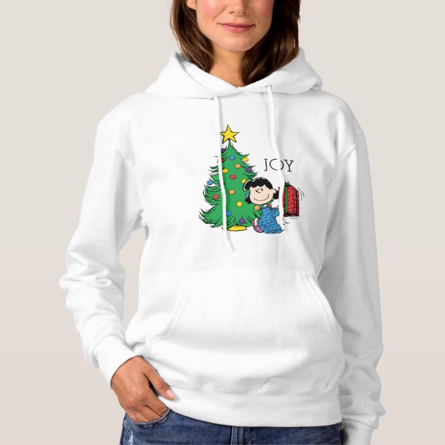 Peanuts | Lucy Christmas Tree Hoodie (Front)