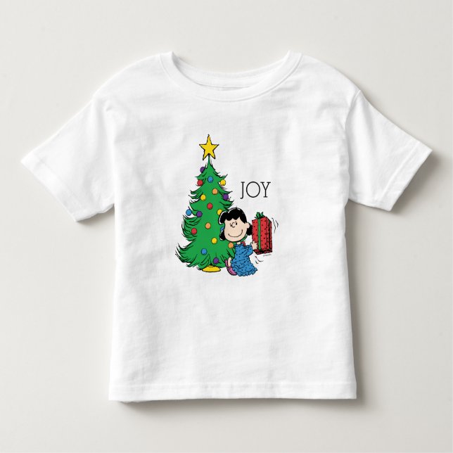 Peanuts | Lucy Christmas Tree Toddler T-shirt (Front)