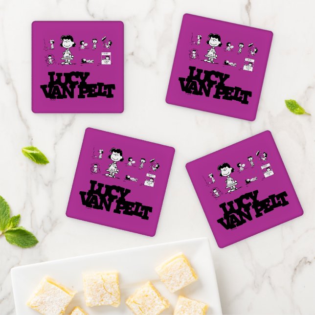 Peanuts | Lucy Coaster Set (In Situ)