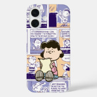 Peanuts | Lucy Comic Pattern iPhone 16 Case