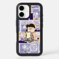 Peanuts | Lucy Comic Pattern iPhone 16 Case