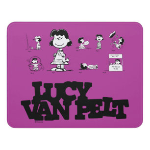 Peanuts   Lucy Door Sign