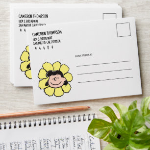 Peanuts Lucy Flower Envelope